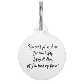 Hundekatze Witziger Spaß Anpassen ID verloren Haustiermarke