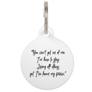 Hundekatze Witziger Spaß Anpassen ID verloren Haustiermarke