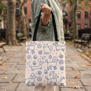 Hundekatzen-Bäckerei Navy Tasche