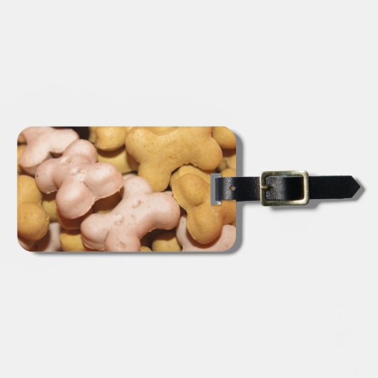 Hundekekse Gepäckanhänger (Vorderseite horizontal)