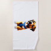 Hundekleber Strandtuch (Vorderseite)