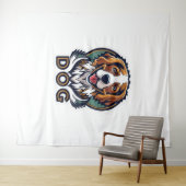 Hundekleber Wandteppich (Beispiel (Horizontal))