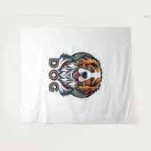 Hundekleber Wandteppich (Vorderseite (Horizontal))