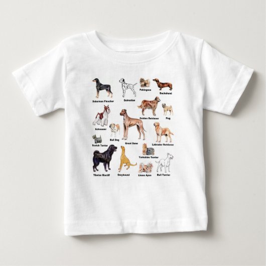 Hundekleidung Baby T-shirt (Vorderseite)
