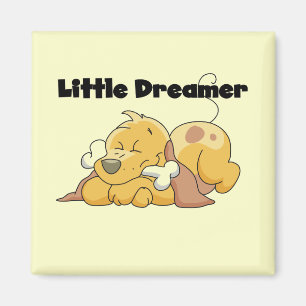 Hundekleine Träumer-T-Shirts und Geschenke Magnet