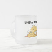 Hundekleine Träumer-T - Shirts und Geschenke Mattglastasse (Vorderseite Links)