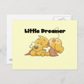 Hundekleine Träumer-T - Shirts und Geschenke Postkarte (Vorne/Hinten)