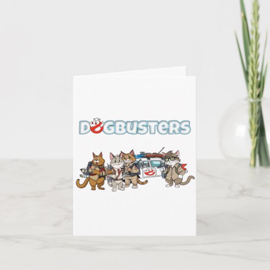 Hundeknacker Katzen Karte (Vorderseite)