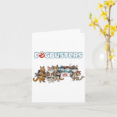 Hundeknacker Katzen Karte (Gelbe Blume)