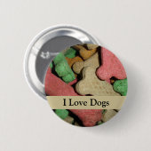 Hundeknochen Button (Vorne & Hinten)