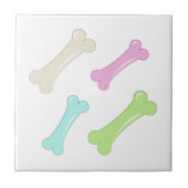 Hundeknochen Fliese (Vorderseite)