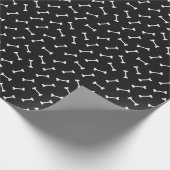 Hundeknochen Funny Design für Hundeliebhaber Geschenkpapier (Ecke)