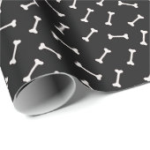Hundeknochen Funny Design für Hundeliebhaber Geschenkpapier (Rolleneckpunkt)