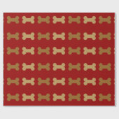 Hundeknochen Haustiergeschenk Geschenkpapier (Flach)
