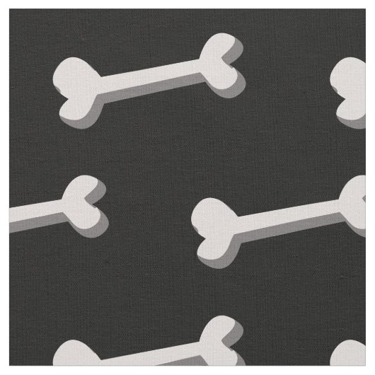 Hundeknochen-Muster Stoff (Nahaufnahme)