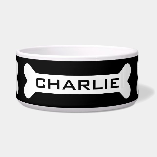 Hundeknochen Napf (Vorderseite)