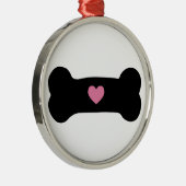 Hundeknochen Ornament Aus Metall (Rechts)