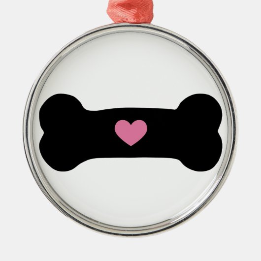 Hundeknochen Ornament Aus Metall (Vorne)