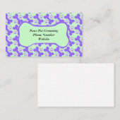 Hundeknochen-u. -tatzen-Visitenkarte Visitenkarte (Vorne/Hinten)