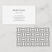 Hundeknochenmuster Visitenkarte (Vorne/Hinten)