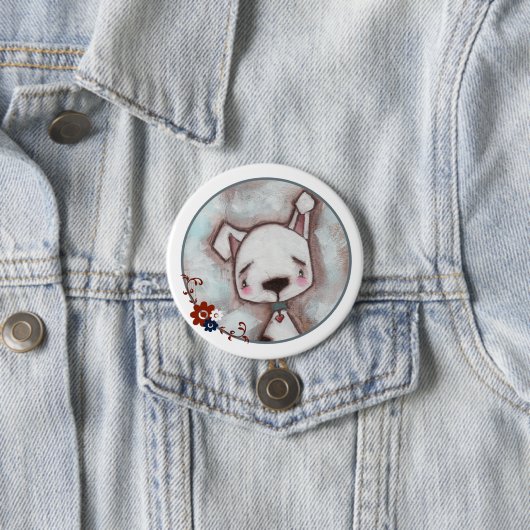 Hundeknopf Button (Beispiel)