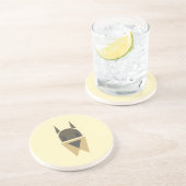 Hundekopf-Untersetzer Getränkeuntersetzer (Seite)