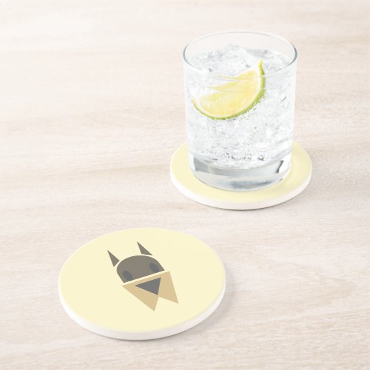 Hundekopf-Untersetzer Getränkeuntersetzer (Seite)