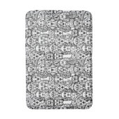 Hundekopfmuster Badematte (Vorderseite Vertikal)