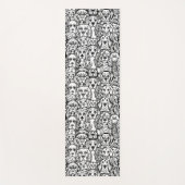 Hundekopfmuster Yogamatte (Vorderseite)