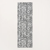 Hundekopfmuster Yogamatte (Rückseite)