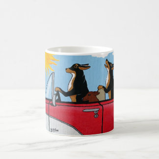 Hundekreuzende Kaffee-Tasse Kaffeetasse