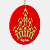 Hundekrone Keramikornament (Rechts)