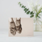 Hundekuchen Postkarte (Stehend Vorderseite)