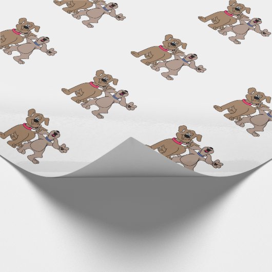 Hundekumpel Geschenkpapier (Ecke)