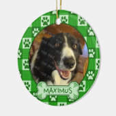 Hundekundenspezifischer Keramik Ornament (Links)
