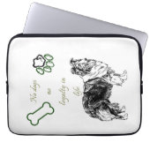 Hundekunst Laptopschutzhülle (Vorderseite)