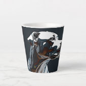 Hundekunst Milchtasse (Vorderseite)