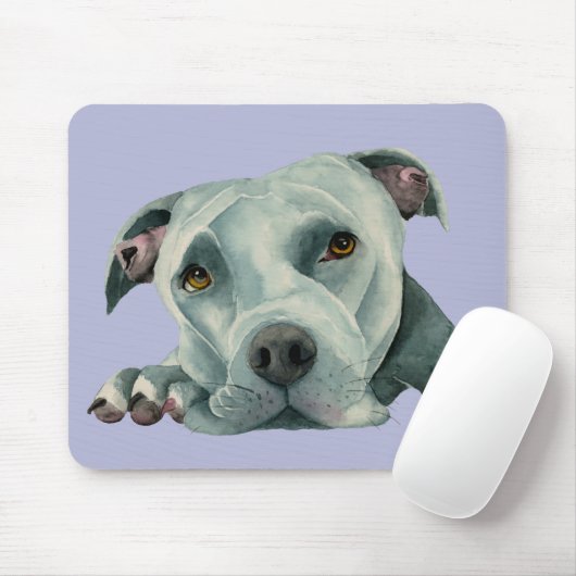 Hundekunst-Pitbull-Liebhaber Mousepad (Mit Mouse)