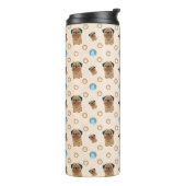 Hundekuppelmuster Thermosbecher (Nach links gedreht)