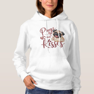 Hundekuss .Pugs & Kisses Watercolor Tee