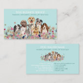 Hundelandwanderung Sitzdienst Visitenkarte (Vorne/Hinten)