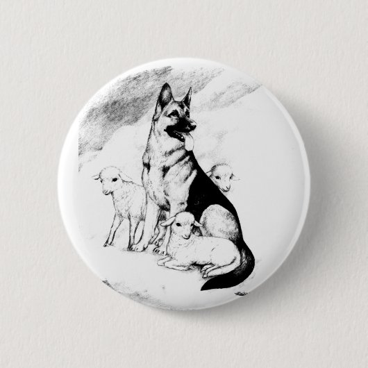 Hundeleben, die Uhr des Meisters Button (Vorderseite)