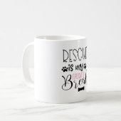 Hundeleben Kaffeetasse (Vorderseite Links)