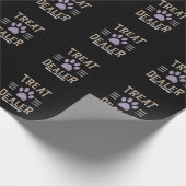 Hundeleckerhändler Lustiges Humor Design Perfekt  Geschenkpapier (Ecke)