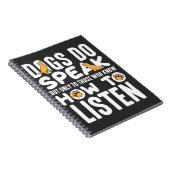 Hundelehrer Schule Haustier Notizblock (Rechte Seite)