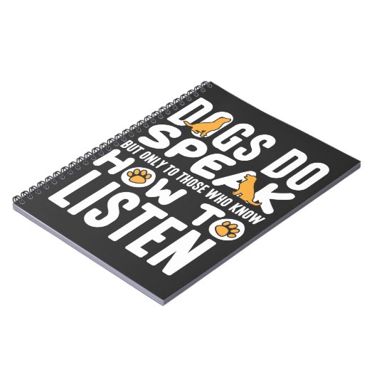 Hundelehrer Schule Haustier Notizblock (Linke Seite)