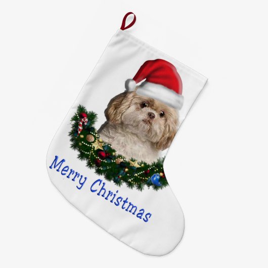 Hundelfest Weihnachts-Strumpf Großer Weihnachtsstrumpf (Vorderansicht (hängend))