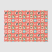 HundeLiebe auf Koralle Seidenpapier (Vorderseite)