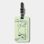 HundeLiebe Gepäckanhänger (Vorderseite vertikal)