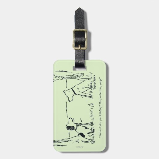 HundeLiebe Gepäckanhänger (Vorderseite vertikal)